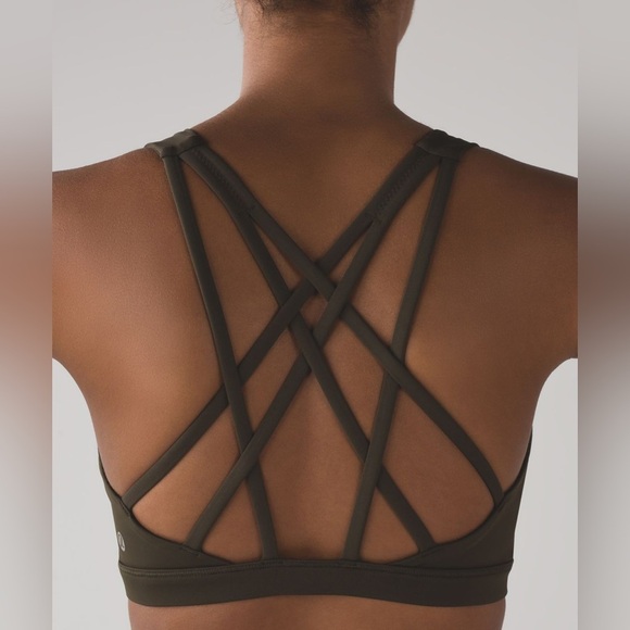 lululemon athletica Other - Lululemon Free to Be Serene  Bra Dark Olive // Sz 4